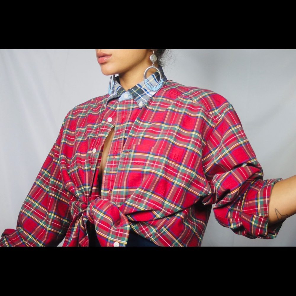 Vintage Tommy Hilfiger Plaid Button Down